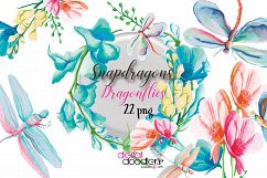 Snapdragons and Dragonflies Product Image 4