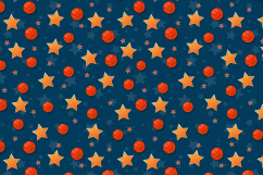 The seamless pattern on the basketball theme. Product Image 6