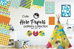 Hero-papers, digital papers Product Image 1