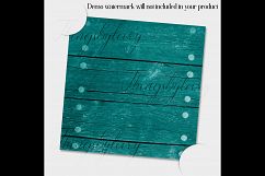 42 Teal Wood Texture Digital Papers, Barn Wood Papers Product Image 6