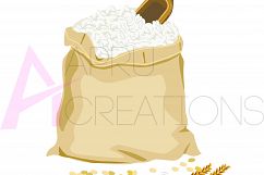 web icon svg vector / rice and wheat vector icon, commerical use, SVG / DXf / Png , EPS, vector Product Image 1