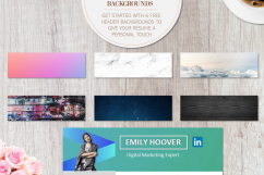 Modern Resume Template - CREATIVE - Professional CV Template for Word (A4 Format) *fully customizable* Product Image 3