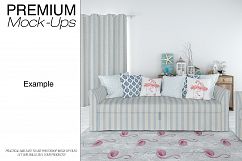 Sofa &amp; Pillows - Coastal Style Mockup Product Image 26