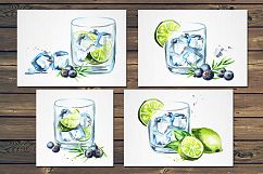 Gin Tonic. Watercolor collection Product Image 5