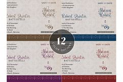Wedding Boarding Pass Invitation Template Product Image 6