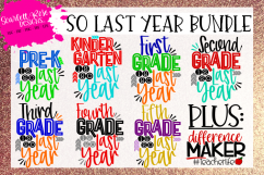 So Last Year Bundle - Graduation Bundle SVG - Boy Product Image 1
