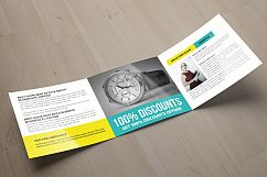 Business Square Trifold Brochure Product Image 4