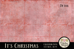 Christmas Backgrounds - Christmas Digital Papers Textures Product Image 4