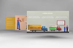 Logistics PowerPoint Infographic Set Product Image 7