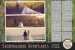 Storyboard Layered Photoshop Photo Templates &amp; Tutorial Product Image 4