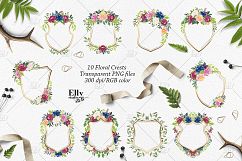 Watercolor flowers clip art - Grace Product Image 6