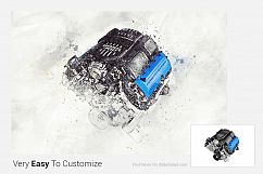 Tech Sketch Art Photoshop Mock-ups Product Image 8