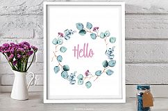 Eucalyptus watercolor clipart Product Image 6