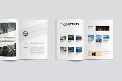 Clean &amp; Modern Minimalist Magazine Layout Product Image 3