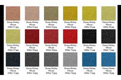 36 Glitter and Solid Color Princess Black, Red and Yellow Product Image 4