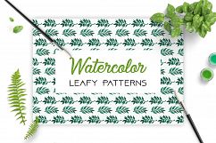 Leaves Patterns in Watercolor Product Image 1