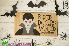 Vampire Blood Donors Vanted SVG Product Image 5