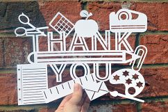 Teacher Thank you SVG / DXF / EPS Files Product Image 4