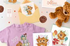 Lovely teddy bears. Happy Birthday. Product Image 5