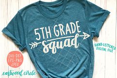 5th Grade Squad SVG Cut File Product Image 1