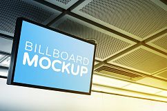 Billboards in Subway Train Station Mockups Product Image 19