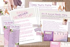 Bridal Shower Printable Package Product Image 1