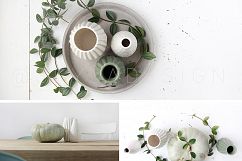 Spring styled stock photo&#039;s, mint green pumpkin home Product Image 4