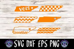 Tennessee States Set of 6 Bundle | SVG DXF EPS PNG Cut File Product Image 1