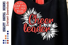 Cheerleader svg files Sports svg Cheer svg Sports shirt svg Product Image 1