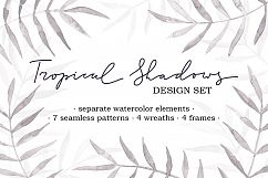 TROPICAL SHADOWS Watercolor Pack Product Image 1