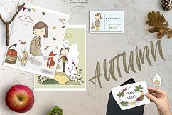 Yellow Autumn Graphics Set Product Image 2