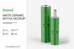 Ceramic Wine Bottle Mockup Product Image 3