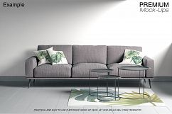 Carpets in Living Room Mockup Set Product Image 15