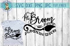 My Broom runs on BUNDLE - Halloween - Witch - SVG Cut file Product Image 3