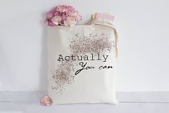 Tote Bag Mockup - carnations and roses Product Image 2