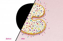 Cookies Text Effect Photoshop Action Product Image 2