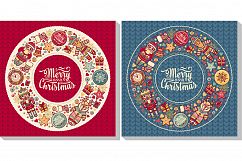 Christmas template. Big bundle. 30 greeting card. Christmas invitation. Xmas flyer Product Image 18