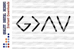 God Is Greater Than The Highs and Lows Svg Religious Svg Product Image 2