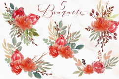 Floral Alphabet and Graphics  Product Image 9