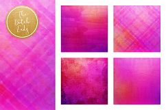 Shiny Red &amp; Pink Scrapbook Papers Product Image 2