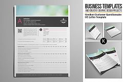 Genikon Customer Questionnaire US Letter Template Product Image 1