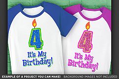 4th Birthday Svg - Its My Birthday SVG Birthday Shirt - 1031 Product Image 2