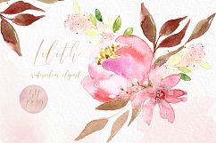 Lilith. Watercolor clipart Product Image 5