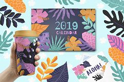Tropical Cutouts Clipart Set- Vector and Raster . Product Image 5
