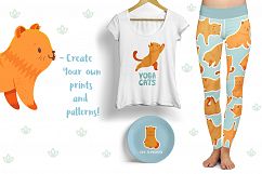 Yoga Cats Clipart Collection Product Image 6