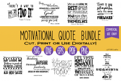 Motivational Quote Bundle - Cut, Print or Use Digitally Product Image 1