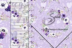 Baby elephant digital paper Product Image 2
