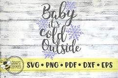 Baby It's Cold Outside SVG Product Image 1