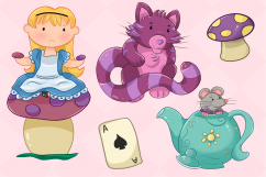 Wonderland Story Book Clip Art Set Product Image 4