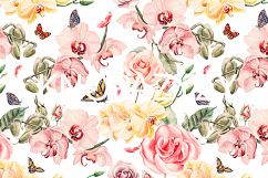 12 HandDrawn Watercolor PATTERNS Product Image 9